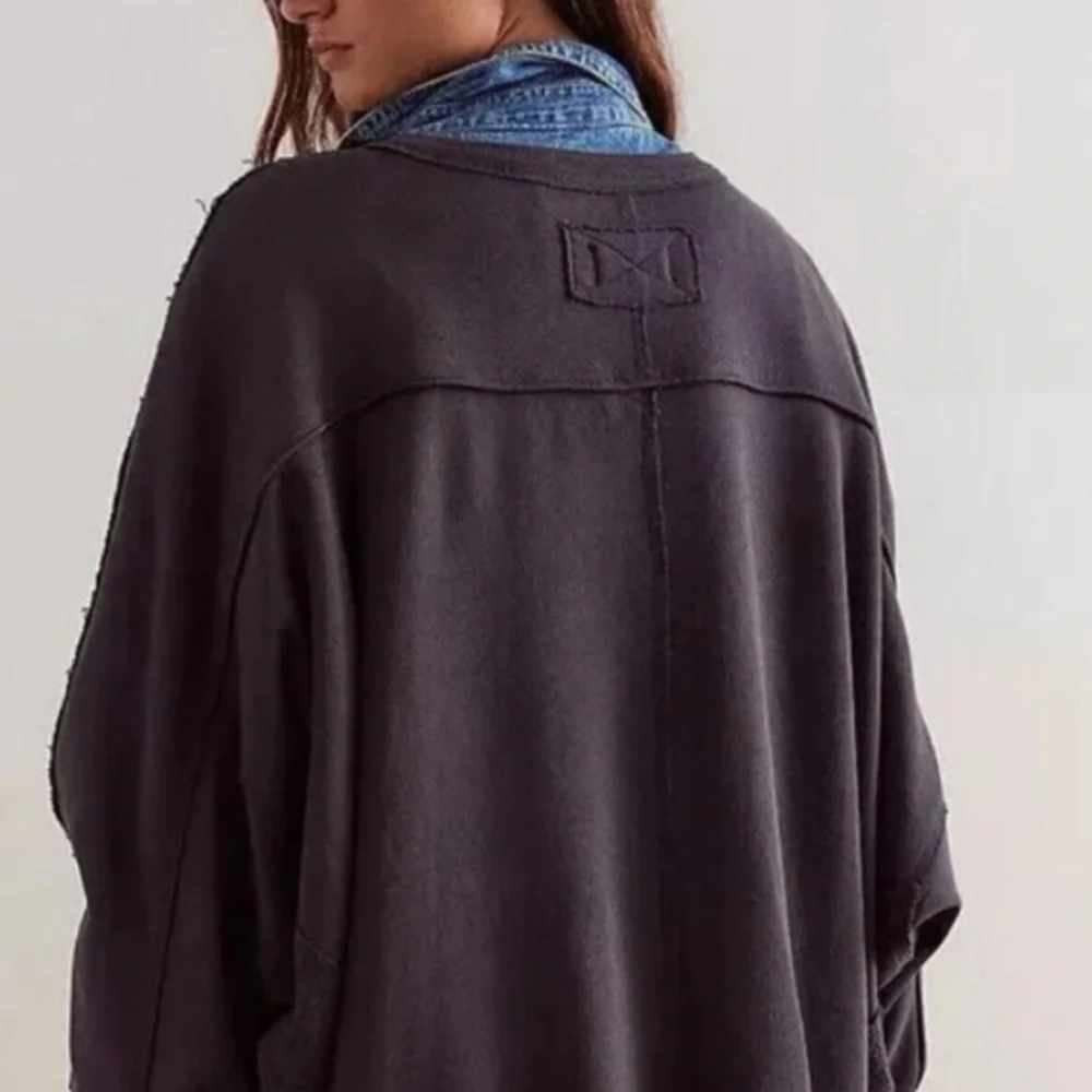 Free People What a Stud Pullover Sweatshirt Size CS NWT